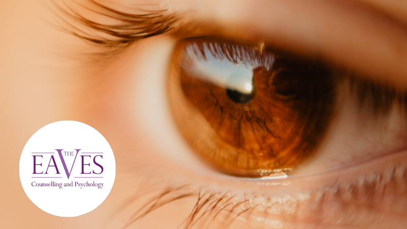 The eye as a symbol of awareness, focus and information processing.