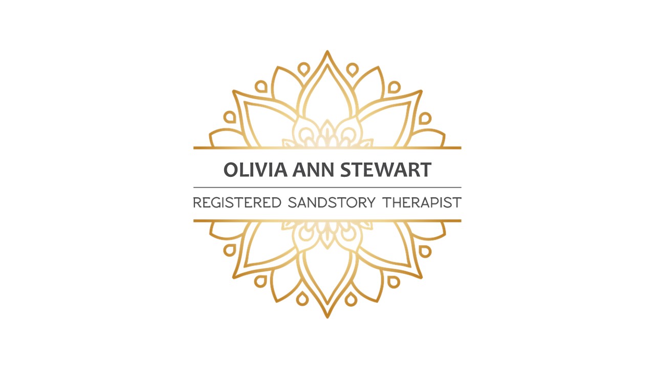 Logo for Registered Sandstory Therapist Olivia Ann Stewart at The Eaves, a professional mental health service provider.