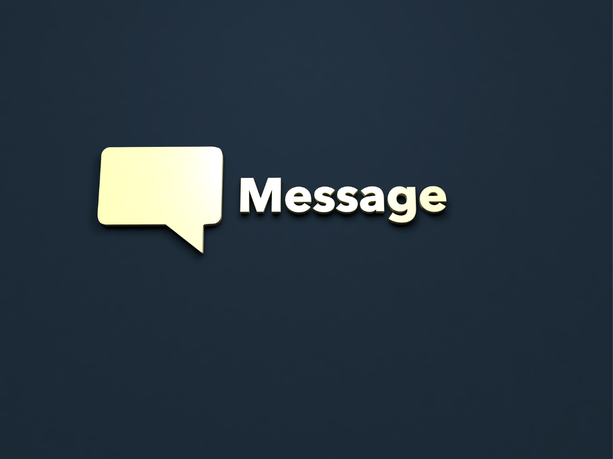 Digital message icon symbolising online communication