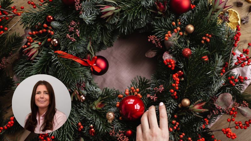 Creative traditions like wreath-making can bring calm and meaning to the holiday season.