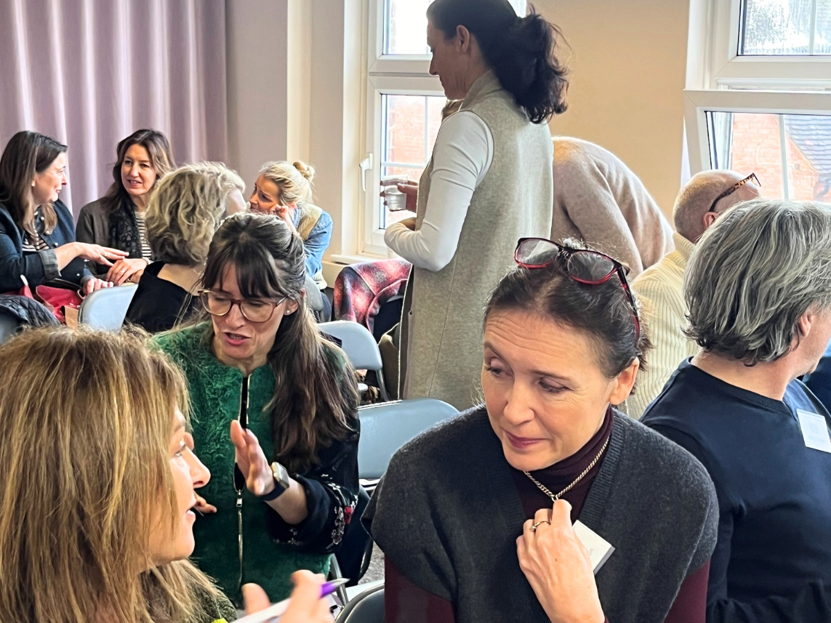 Therapists socialising and networking during a Counselling CPD workshop at The Eaves