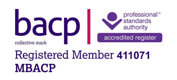 Lisa Larcombe BACP registered counsellor membership logo