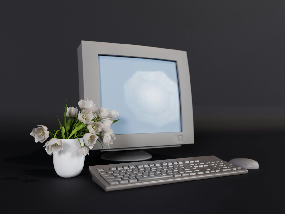 Vintage computer representing outdated perceptions of psychodynamic therapy and Freudian theory.