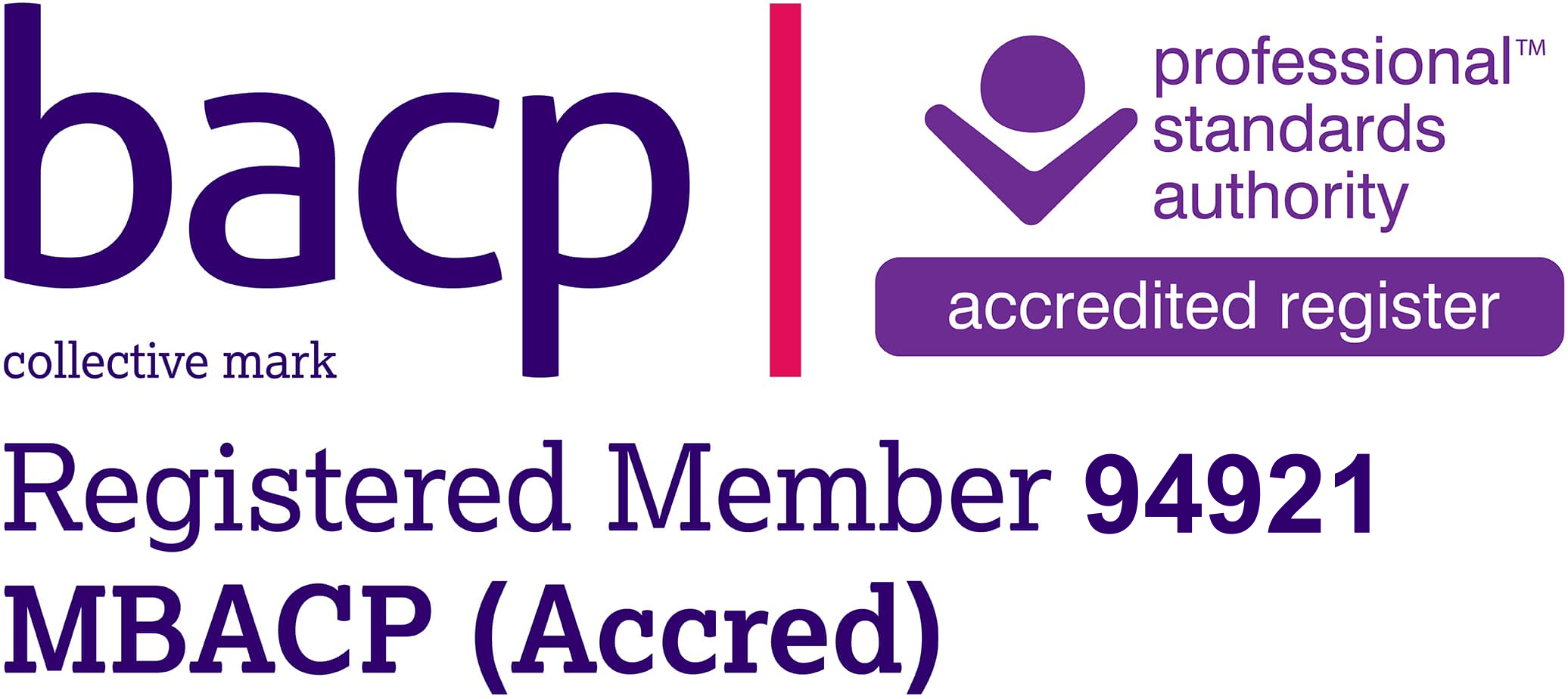 BACP membership logo for Simon Eve, accredited counsellor